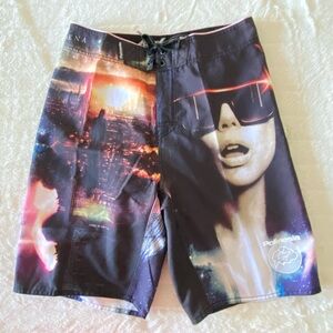 MENS POLINESIA BOARD SHORTS - Small